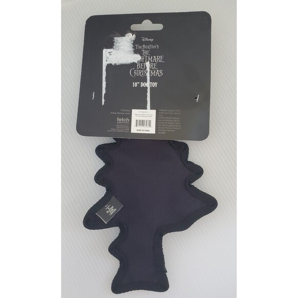 Tim Burton's Nightmare Before Christmas 10" Jack Skellington 10" Flattie Dog Toy - Picture 3 of 6